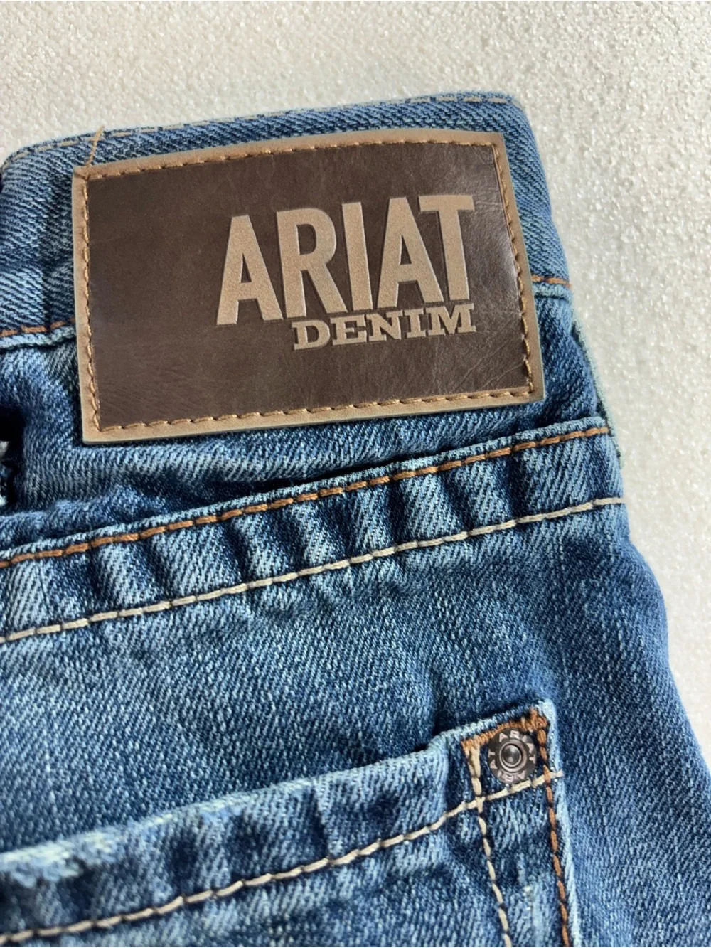 Ariat M4 Relaxed Boot Cut Jeans Men’s 40x32 Blue Western Denim Cowboy Pants